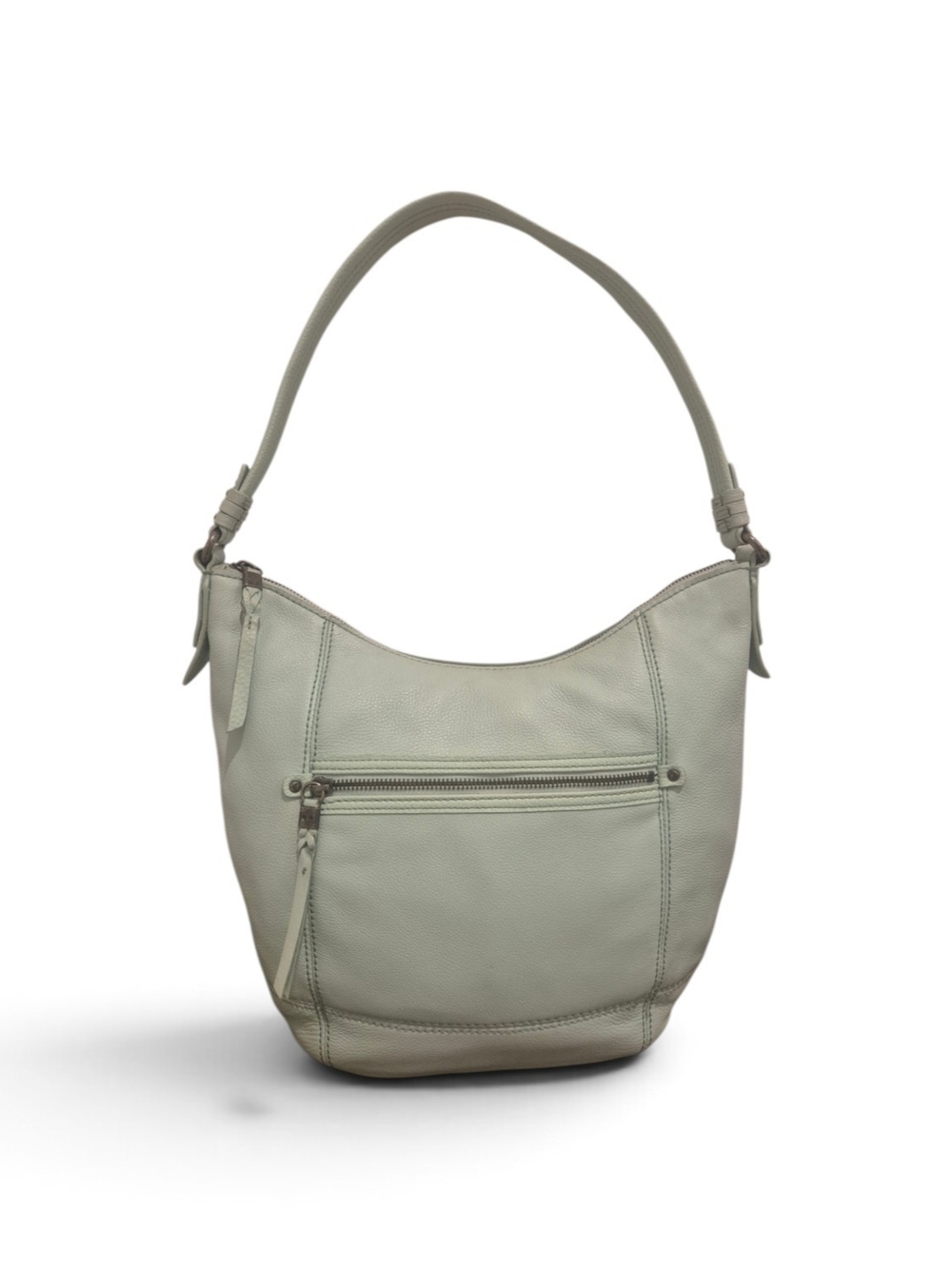 The Sak Pebbled Leather Hobo Bag Soft Mint Green Large Shoulder Purse
